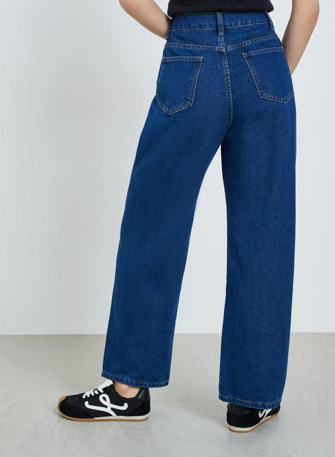 Styli Women Barrel Fit Jeans with Pockets - Image 3